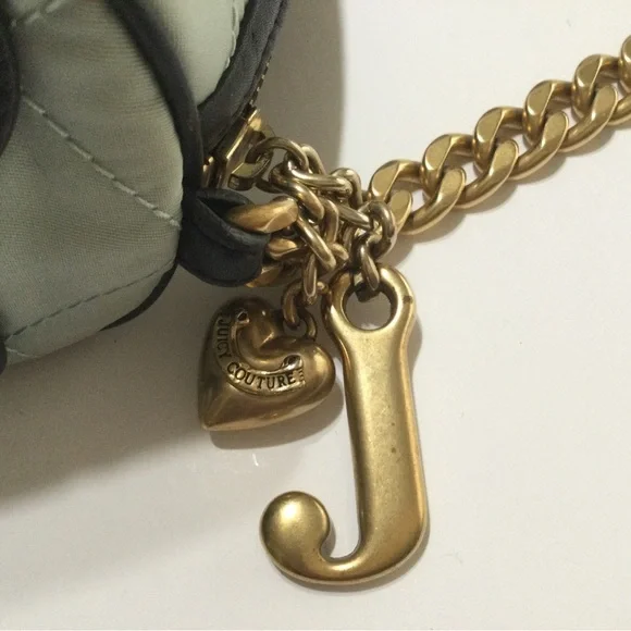 Juicy Couture Quilted Green Shoulder Bag - Picture 3 of 13